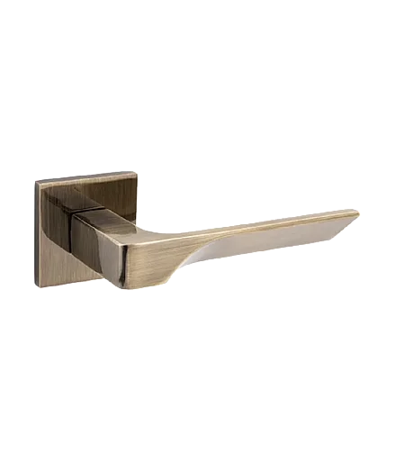 Ручки стандарт Ручка дверная Code Deco на квадратном основании H-30122-A-AB 